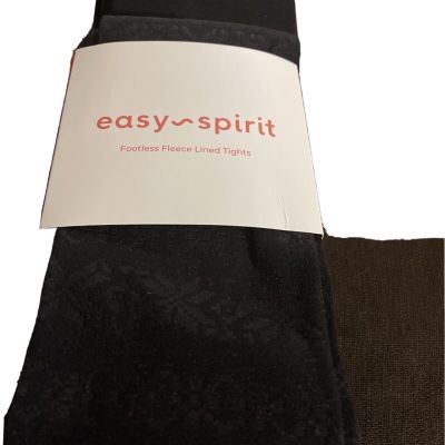 Easy Spirit. Footless Fleece Lined Tights